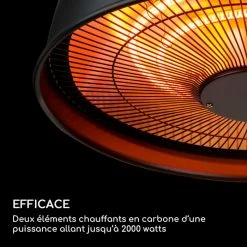 Le moins cher ✔️ Blumfeldt Chauffages Radiants Et Poêles De Jardin Heatbell Ceiling Smart Chauffage Infrarouge Pour Terrasse 🤩 -Jardin-et-Bricolage Soldes 10038417 fr 0005 logo
