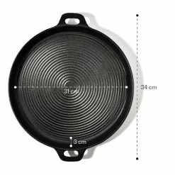 Le moins cher 💯 Klarstein Grills Et Barbecues Canadienne Poêle Gril Ronde 😀 -Jardin-et-Bricolage Soldes 10038592 yy 0005 logo