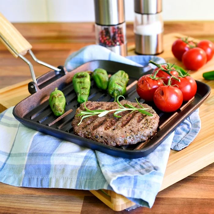 Tout neuf 🌟 Klarstein Grills Et Barbecues Retinta Poêle Gril à Steak Carrée 🤩 2 Tout neuf 🌟 Klarstein Grills Et Barbecues Retinta Poêle Gril à Steak Carrée 🤩 – Image 2