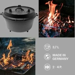 Vente flash 🛒 Klarstein Grills Et Barbecues Four Hollandais Guernsey Premium 4.5 Poêle à Barbecue 🥰 -Jardin-et-Bricolage Soldes 10038641 yy 0003 logo