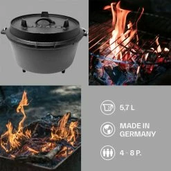 Meilleur prix 👍 Klarstein Grills Et Barbecues Four Hollandais Guernsey Premium 6.0 Poêle à Barbecue 🔔 8 Meilleur prix 👍 Klarstein Grills Et Barbecues Four Hollandais Guernsey Premium 6.0 Poêle à Barbecue 🔔 -Jardin-et-Bricolage Soldes 10038642 yy 0003 logo