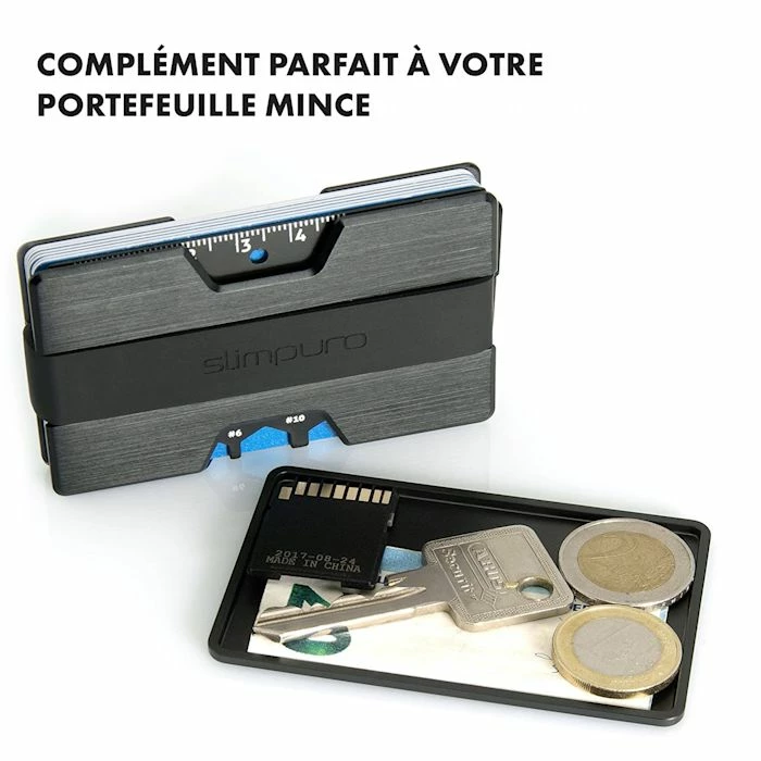 Grosses soldes 🔔 Slimpuro Camping & Randonnée Carte De Monnaie 🔔 3 Grosses soldes 🔔 Slimpuro Camping & Randonnée Carte De Monnaie 🔔 – Image 3