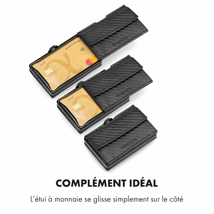 Vente flash 🔥 Slimpuro Camping & Randonnée Pochette Pour Pièces De Monnaie Avec Protection RFID Pour Les Portefeuilles ZNAP Slim Wall 🎉 2 Vente flash 🔥 Slimpuro Camping & Randonnée Pochette Pour Pièces De Monnaie Avec Protection RFID Pour Les Portefeuilles ZNAP Slim Wall 🎉 – Image 2