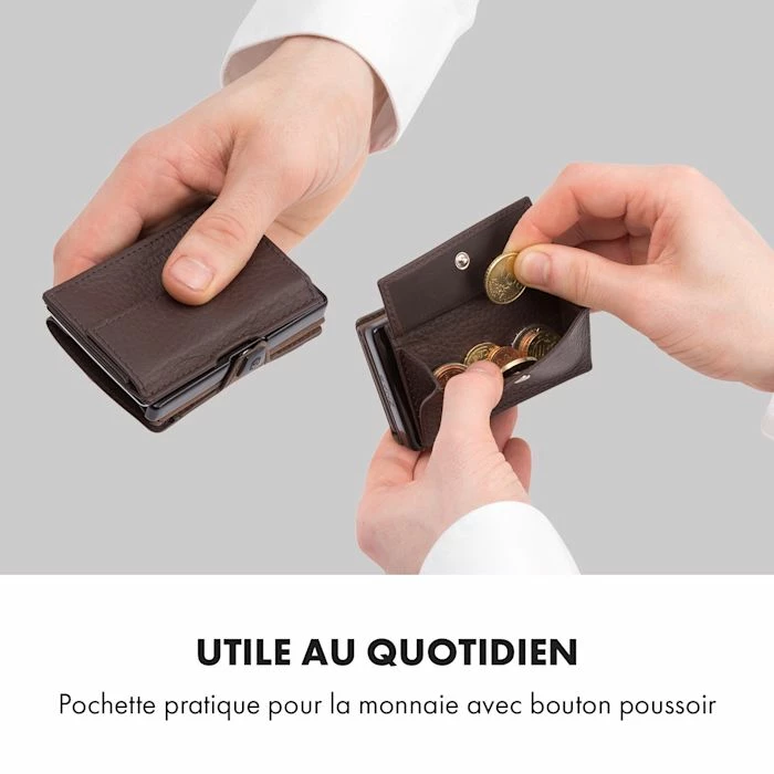 Sortie 🧨 Slimpuro Camping & Randonnée Pochette Pour Pièces De Monnaie Avec Protection RFID Pour Les Portefeuilles ZNAP Slim Wall 😀 3 Sortie 🧨 Slimpuro Camping & Randonnée Pochette Pour Pièces De Monnaie Avec Protection RFID Pour Les Portefeuilles ZNAP Slim Wall 😀 – Image 3