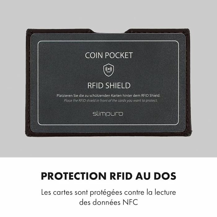 Sortie 🧨 Slimpuro Camping & Randonnée Pochette Pour Pièces De Monnaie Avec Protection RFID Pour Les Portefeuilles ZNAP Slim Wall 😀 5 Sortie 🧨 Slimpuro Camping & Randonnée Pochette Pour Pièces De Monnaie Avec Protection RFID Pour Les Portefeuilles ZNAP Slim Wall 😀 – Image 5