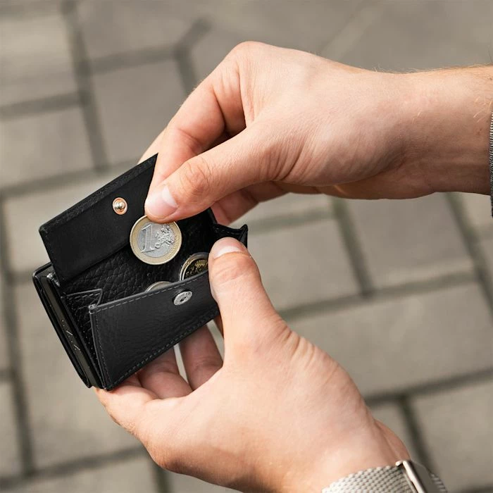 Coupon 🛒 Slimpuro Camping & Randonnée Pochette Pour Pièces De Monnaie Avec Protection RFID Pour Les Portefeuilles ZNAP Slim Wall 😍 3 Coupon 🛒 Slimpuro Camping & Randonnée Pochette Pour Pièces De Monnaie Avec Protection RFID Pour Les Portefeuilles ZNAP Slim Wall 😍 – Image 3