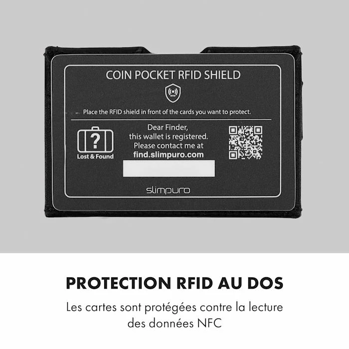 Meilleur prix 💯 Slimpuro Camping & Randonnée Pochette Pour Pièces De Monnaie Avec Protection RFID Pour Les Portefeuilles ZNAP Slim Wall 🧨 5 Meilleur prix 💯 Slimpuro Camping & Randonnée Pochette Pour Pièces De Monnaie Avec Protection RFID Pour Les Portefeuilles ZNAP Slim Wall 🧨 – Image 5