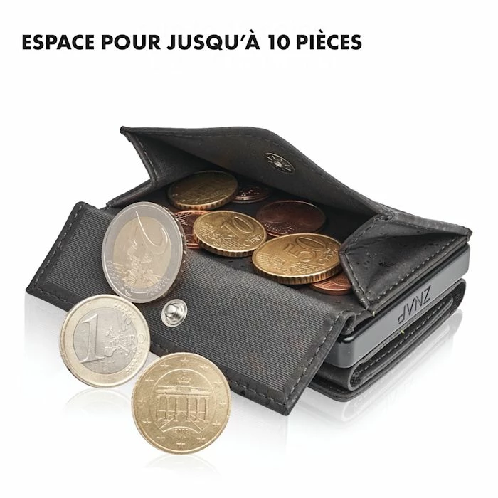 Promo 🛒 Slimpuro Camping & Randonnée Pochette Pour Pièces De Monnaie Avec Protection RFID Pour Les Portefeuilles ZNAP Slim Wall 🌟 4 Promo 🛒 Slimpuro Camping & Randonnée Pochette Pour Pièces De Monnaie Avec Protection RFID Pour Les Portefeuilles ZNAP Slim Wall 🌟 – Image 4