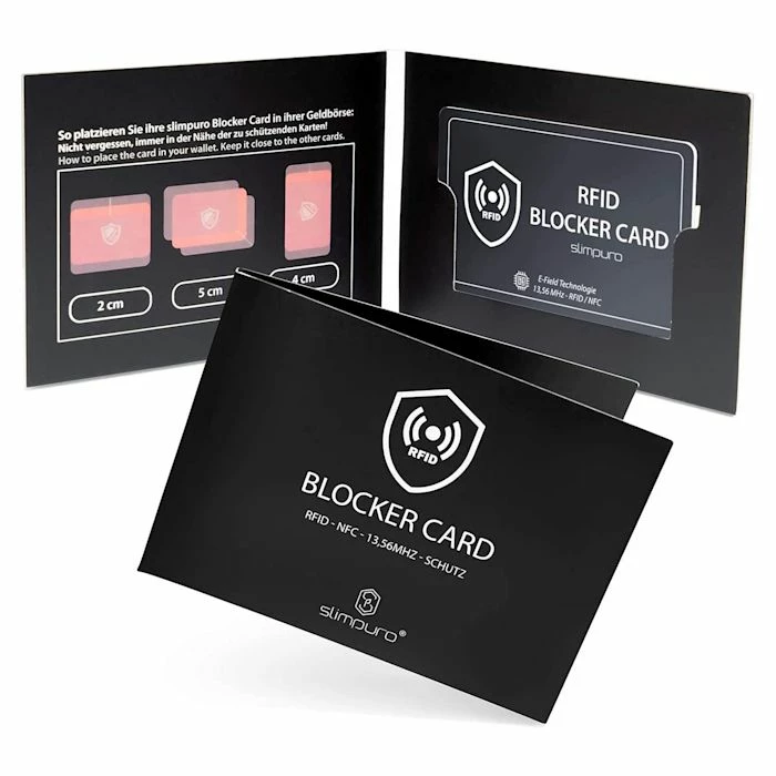 Nouveau ✨ Slimpuro Camping & Randonnée Carte De Blocage RFID ❤️ 6 Nouveau ✨ Slimpuro Camping & Randonnée Carte De Blocage RFID ❤️ – Image 6