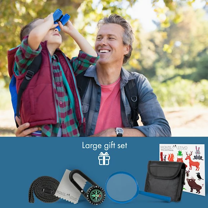 Budget 🛒 Monte Stivo Camping & Randonnée Kit De Jumelles Pour Enfants Norsjo 😍 2 Budget 🛒 Monte Stivo Camping & Randonnée Kit De Jumelles Pour Enfants Norsjo 😍 – Image 2