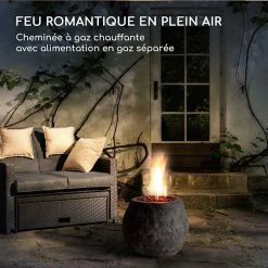 Meilleur prix 🌟 Blumfeldt Chauffages Radiants Et Poêles De Jardin Foyer à Gaz Andros ✔️ -Jardin-et-Bricolage Soldes 10039405 fr 0002 logo