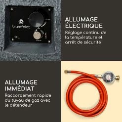 Meilleur prix 🌟 Blumfeldt Chauffages Radiants Et Poêles De Jardin Foyer à Gaz Andros ✔️ -Jardin-et-Bricolage Soldes 10039405 fr 0005 logo