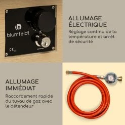 Sortie 😀 Blumfeldt Chauffages Radiants Et Poêles De Jardin Foyer à Gaz Corinth 💯 -Jardin-et-Bricolage Soldes 10039408 fr 0005 logo