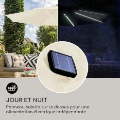 Acheter 🎁 Marquises Parasol Blumfeldt Calais LED 👏 -Jardin-et-Bricolage Soldes 10040097 fr 0005 logo