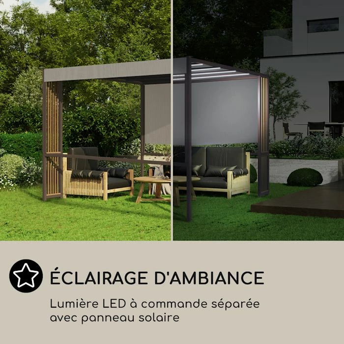 Nouveau ⌛ Blumfeldt Pavillons Pour Réceptions Valence Gazébo 3x3 M 🥰 4 Nouveau ⌛ Blumfeldt Pavillons Pour Réceptions Valence Gazébo 3x3 M 🥰 – Image 4