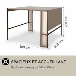 Nouveau ⌛ Blumfeldt Pavillons Pour Réceptions Valence Gazébo 3x3 M 🥰 11 Nouveau ⌛ Blumfeldt Pavillons Pour Réceptions Valence Gazébo 3x3 M 🥰 -Jardin-et-Bricolage Soldes 10040109 fr 0006 logo