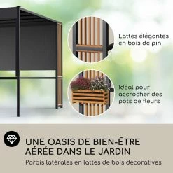 Le moins cher 🧨 Blumfeldt Pavillons Pour Réceptions Valence Gazébo 3x3 M 🔥 -Jardin-et-Bricolage Soldes 10040110 fr 0003 logo