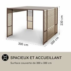 Meilleure vente 😉 Blumfeldt Pavillons Pour Réceptions Valence Gazébo 3x3 M 🌟 -Jardin-et-Bricolage Soldes 10040111 fr 0006 logo