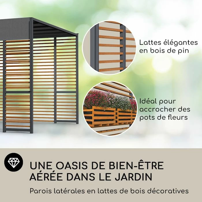 Top 10 😀 Blumfeldt Pavillons Pour Réceptions Valence Gazébo 3x3 M 🛒 3 Top 10 😀 Blumfeldt Pavillons Pour Réceptions Valence Gazébo 3x3 M 🛒 – Image 3