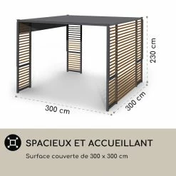 Top 10 😀 Blumfeldt Pavillons Pour Réceptions Valence Gazébo 3x3 M 🛒 11 Top 10 😀 Blumfeldt Pavillons Pour Réceptions Valence Gazébo 3x3 M 🛒 -Jardin-et-Bricolage Soldes 10040112 fr 0006 logo