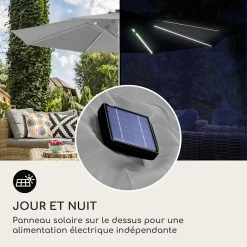 Top 10 🥰 Marquises Parasol Blumfeldt Calais LED 👍 -Jardin-et-Bricolage Soldes 10040120 fr 0005 logo