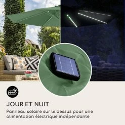Tout neuf 🤩 Marquises Parasol Blumfeldt Calais LED 🔔 -Jardin-et-Bricolage Soldes 10040121 fr 0005 logo