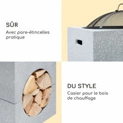 Tout neuf 🔥 Chauffages Radiants Et Poêles De Jardin Blumfeldt Monolith Braséro Avec Grill ⭐ -Jardin-et-Bricolage Soldes 10040238 fr 0004 logo