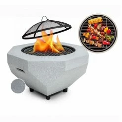 Grosses soldes 🥰 Chauffages Radiants Et Poêles De Jardin Blumfeldt Diamond Bol De Feu Avec Grill 🛒