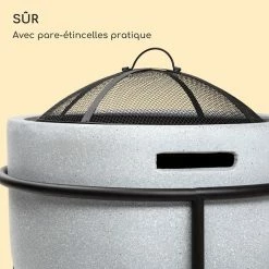 Vente flash 🌟 Chauffages Radiants Et Poêles De Jardin Blumfeldt Grail Braséro Avec Grill 🔔 -Jardin-et-Bricolage Soldes 10040243 fr 0004 logo