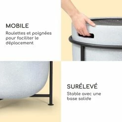 Vente flash 🌟 Chauffages Radiants Et Poêles De Jardin Blumfeldt Grail Braséro Avec Grill 🔔 -Jardin-et-Bricolage Soldes 10040243 fr 0005 logo