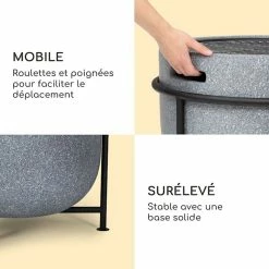 Promo ✔️ Chauffages Radiants Et Poêles De Jardin Blumfeldt Grail Braséro Avec Grill 🎉 -Jardin-et-Bricolage Soldes 10040244 fr 0005 logo