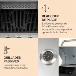 De gros 🎉 Klarstein Grills Et Barbecues Barbecue à Gaz Lucifer 3 🤩 9 De gros 🎉 Klarstein Grills Et Barbecues Barbecue à Gaz Lucifer 3 🤩 -Jardin-et-Bricolage Soldes 10040286 fr 0004 logo
