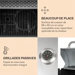 Meilleur prix 👍 Klarstein Grills Et Barbecues Barbecue à Gaz Lucifer 4 🥰 -Jardin-et-Bricolage Soldes 10040287 fr 0004 logo