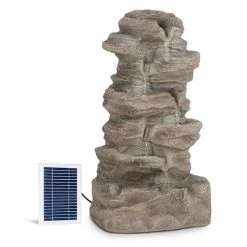 De gros 🛒 Blumfeldt Décoration D'extérieur Fontaine Solaire Stonehenge XL 🌟