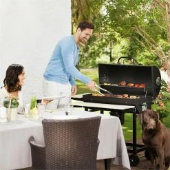 Vente flash 🌟 OneConcept Grills Et Barbecues Beefbutler Gril à Charbon 👍 -Jardin-et-Bricolage Soldes 60001844 yy 0003 ambient oneConcept Beefbutler Smoker Holzkohlegrill