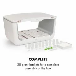 Vente flash 👏 Klarstein Potager D'intérieur GrowIt Kit Refill Salad 😍 -Jardin-et-Bricolage Soldes 60002414 yy 0007 logo Planting basket set of 28 pcs