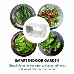 De gros 🔥 Klarstein Potager D'intérieur GrowIt Farm Kit Smart Indoor Garden à 3 étages 💯 -Jardin-et-Bricolage Soldes 60002466 yy 0004 logo Klarstein GrowIt Farm Smart Indoor Garden 8 Liter