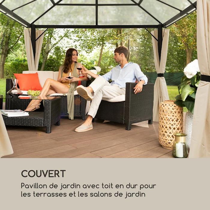 Meilleure vente 😍 Blumfeldt Pavillons Pour Réceptions Blum Pantheon Solid Sky Pavillon Avec 4 Parois Latérales 💯 2 Meilleure vente 😍 Blumfeldt Pavillons Pour Réceptions Blum Pantheon Solid Sky Pavillon Avec 4 Parois Latérales 💯 – Image 2
