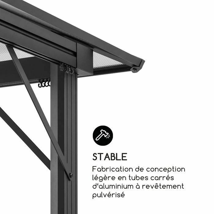 Meilleure vente 😍 Blumfeldt Pavillons Pour Réceptions Blum Pantheon Solid Sky Pavillon Avec 4 Parois Latérales 💯 4 Meilleure vente 😍 Blumfeldt Pavillons Pour Réceptions Blum Pantheon Solid Sky Pavillon Avec 4 Parois Latérales 💯 – Image 4