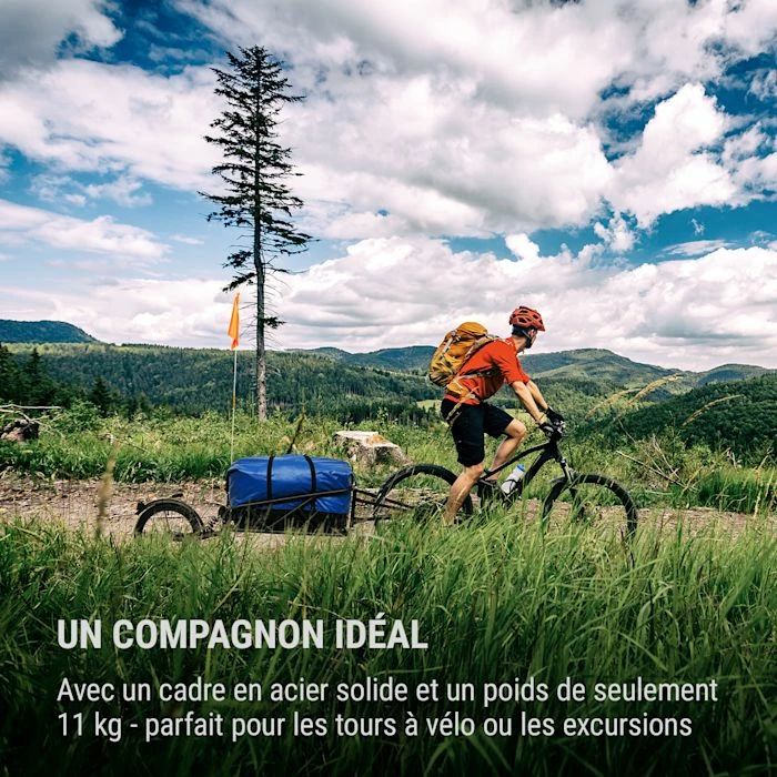 De gros ❤️ KLARFIT Camping & Randonnée Follower Ensemble Remorque à Vélo Roue 😉 4 De gros ❤️ KLARFIT Camping & Randonnée Follower Ensemble Remorque à Vélo Roue 😉 – Image 4