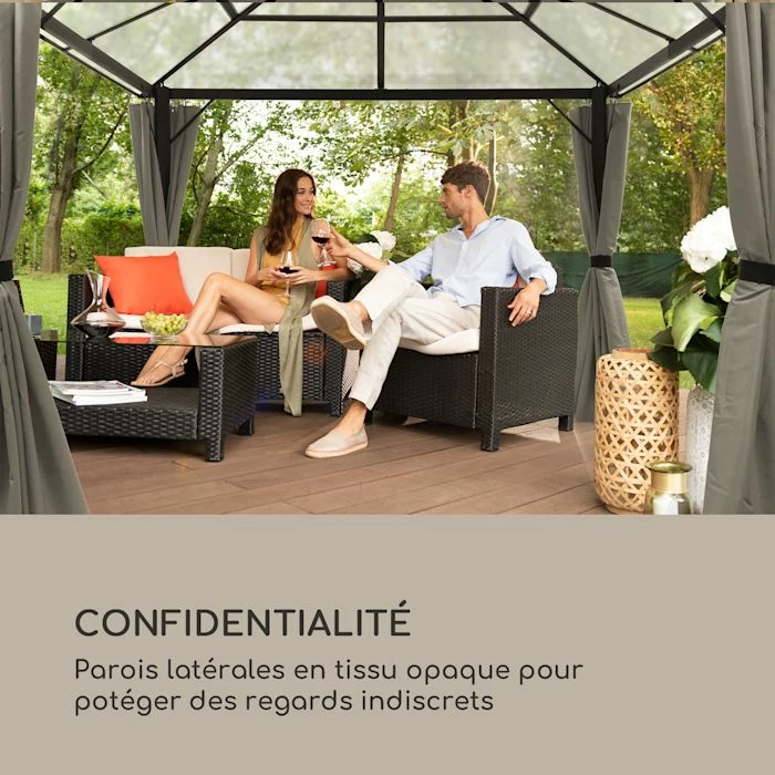 Meilleur prix 💯 Blumfeldt Pavillons Pour Réceptions Panthéon Solid Sky Ambient Solar Pergola ⭐ 2 Meilleur prix 💯 Blumfeldt Pavillons Pour Réceptions Panthéon Solid Sky Ambient Solar Pergola ⭐ – Image 2