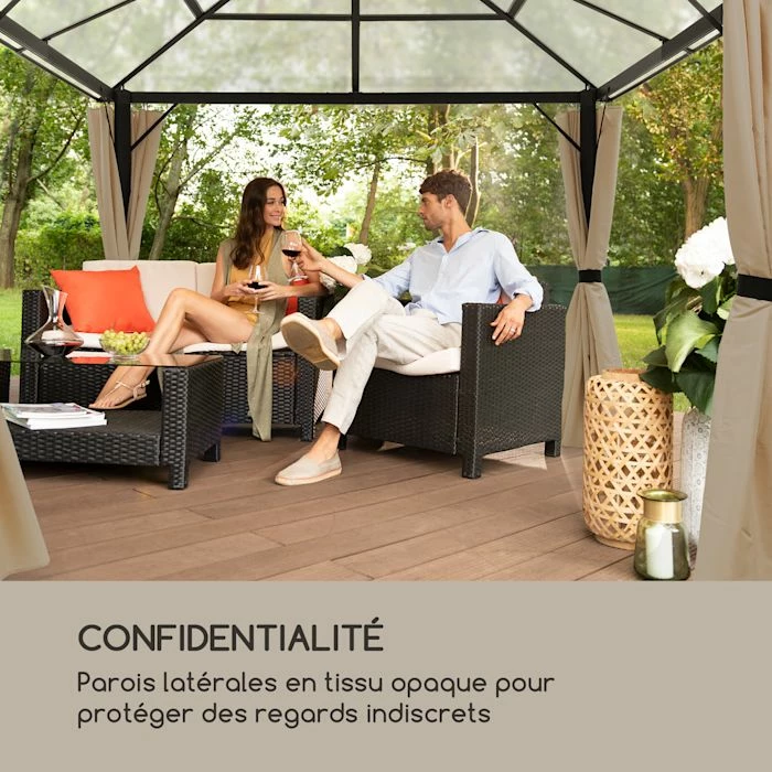 Nouveau 😀 Blumfeldt Pavillons Pour Réceptions Panthéon Solid Sky Ambient Solar Pergola 😉 2 Nouveau 😀 Blumfeldt Pavillons Pour Réceptions Panthéon Solid Sky Ambient Solar Pergola 😉 – Image 2