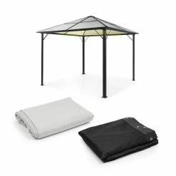 Coupon 👏 Blumfeldt Pavillons Pour Réceptions Panthéon Solid Sky Ambient Solar Pergola ⌛