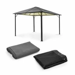 Vente flash 😉 Blumfeldt Pavillons Pour Réceptions Panthéon Solid Sky Ambient Solar Pergola 🥰
