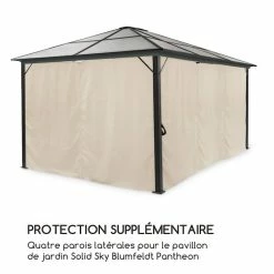 Vente flash 🧨 Blumfeldt Pavillons Pour Réceptions Panthéon Solid Sky Ambient Solar Pergola 💯 -Jardin-et-Bricolage Soldes 60002910 fr 0004 logo